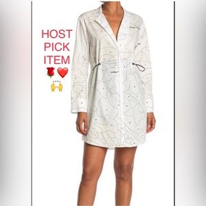 ❤️HOST PICK 🌹 NWT Off-White Puzzle Coulisse Drawcord Waist Dress